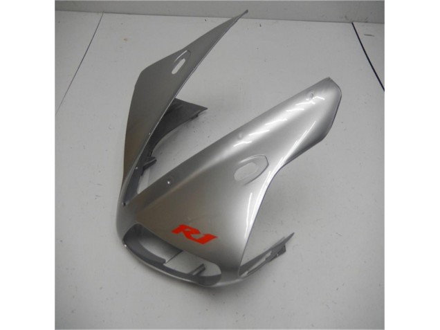 Moto Plásticos Yamaha R1 2002-2003 - Prata Preto Moto Plásticos Yamaha R1 2002-2003 - Prata Preto