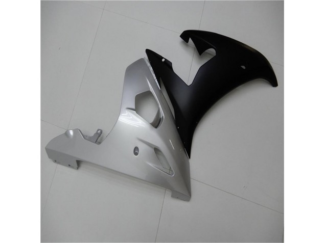 Kits Carenagem Moto Yamaha R6 2003-2005 - Prata Preto Kits Carenagem Moto Yamaha R6 2003-2005 - Prata Preto