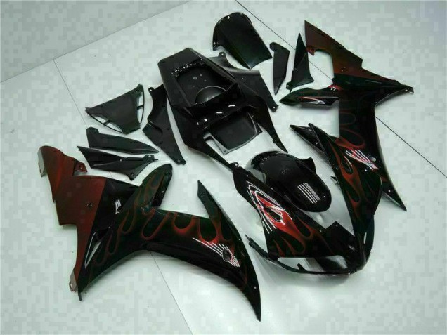 Kits Carenagem Moto Yamaha R1 2002-2003 - Preto Kits Carenagem Moto Yamaha R1 2002-2003 - Preto