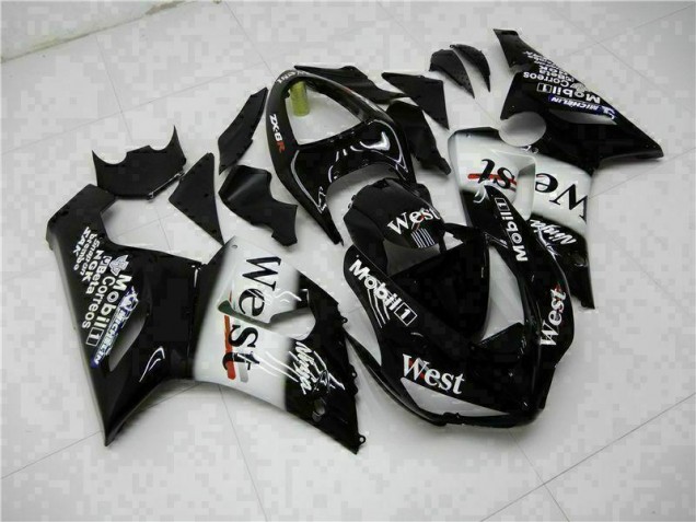Kit Completo Carenagem Moto Kawasaki ZX6R 2005-2006 - Preto Kit Completo Carenagem Moto Kawasaki ZX6R 2005-2006 - Preto