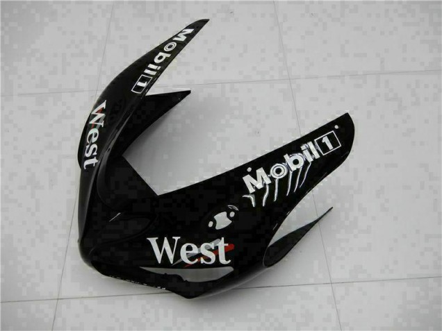 Kit Completo Carenagem Moto Kawasaki ZX6R 2005-2006 - Preto Kit Completo Carenagem Moto Kawasaki ZX6R 2005-2006 - Preto