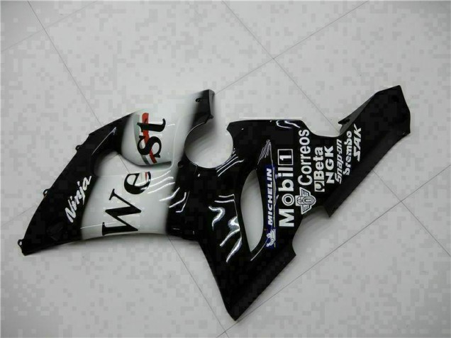 Kit Completo Carenagem Moto Kawasaki ZX6R 2005-2006 - Preto Kit Completo Carenagem Moto Kawasaki ZX6R 2005-2006 - Preto