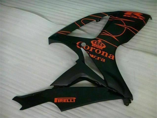Injeção Kit Carenagem Moto Suzuki GSXR 600 / 750 K6 2006-2007 - Preto
