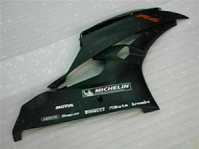 Kit Carenagem Moto Yamaha R6 2006-2007 - Preto Kit Carenagem Moto Yamaha R6 2006-2007 - Preto