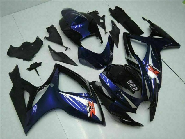 Abs Kits Carenagem Moto Suzuki GSXR 600 / 750 K6 2006-2007 - Preto Azul Abs Kits Carenagem Moto Suzuki GSXR 600 / 750 K6 2006-2007 - Preto Azul