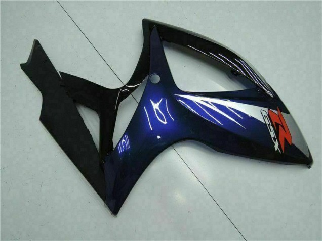 Abs Kits Carenagem Moto Suzuki GSXR 600 / 750 K6 2006-2007 - Preto Azul Abs Kits Carenagem Moto Suzuki GSXR 600 / 750 K6 2006-2007 - Preto Azul