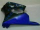Carenagem Moto Kawasaki ZX6R 2000-2002 - Preto & Azul Chama