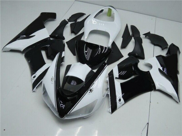Carenagem & Plástico Moto Kawasaki ZX6R 2005-2006 - Preto Branco Carenagem & Plástico Moto Kawasaki ZX6R 2005-2006 - Preto Branco