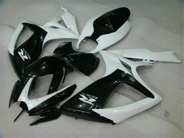 Carenagem Moto Suzuki GSXR 600 / 750 K6 2006-2007 - Preto Branco