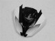 Carenagem Moto Kawasaki ZX6R 2009-2012 - Preto Branco