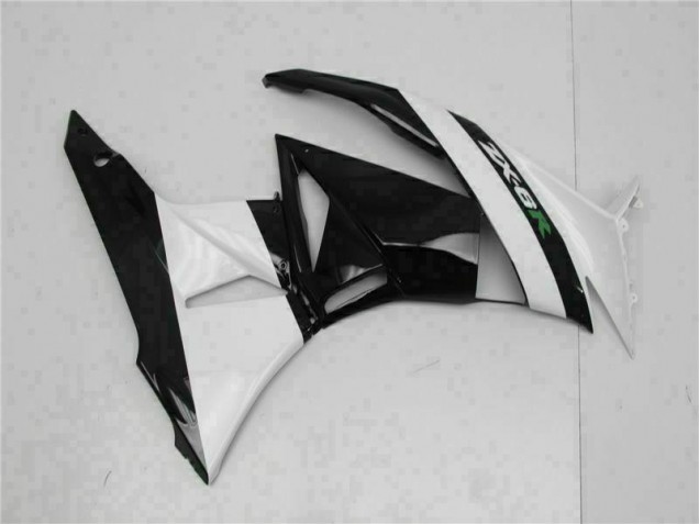 Carenagem Moto Kawasaki ZX6R 2009-2012 - Preto Branco