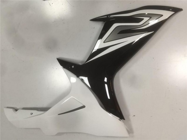 Abs Moto Plástico Suzuki GSXR 600 / 750 K11 2011-2021 - Preto Branco Abs Moto Plástico Suzuki GSXR 600 / 750 K11 2011-2021 - Preto Branco
