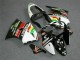 Carenagem Moto Kawasaki ZX6R 2000-2002 - Preto Branco Eurobet Carenagem Moto Kawasaki ZX6R 2000-2002 - Preto Branco Eurobet