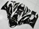 Carenagem Moto Kawasaki ZX6R 2009-2012 - Preto Branco Ninja