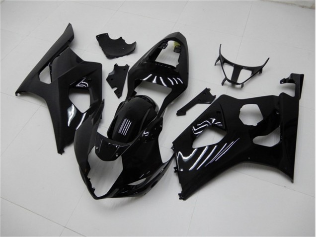 Injeção Kit Carenagem Moto Suzuki GSXR 1000 K3 2003-2004 - Preto Brilhante
