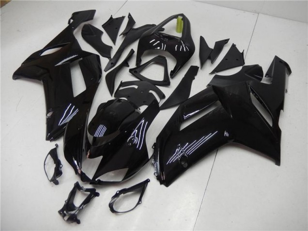 Kits Carenagem Moto Kawasaki ZX6R 2007-2008 - Preto Brilhante Kits Carenagem Moto Kawasaki ZX6R 2007-2008 - Preto Brilhante