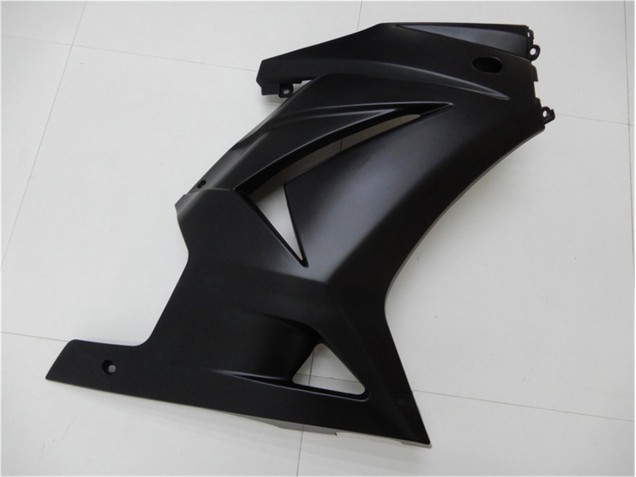 Kit Completo Carenagem Moto Kawasaki EX250 2008-2012 - Preto Fosco