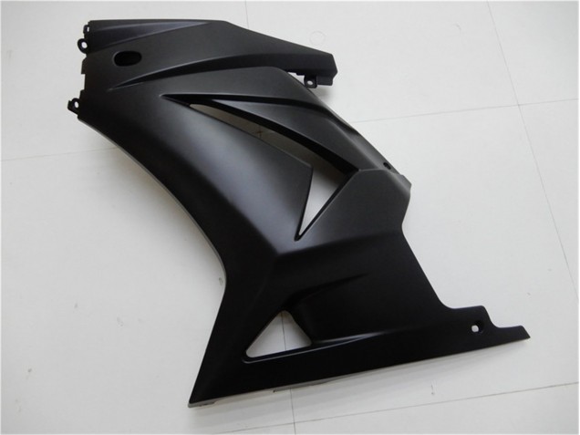Kit Completo Carenagem Moto Kawasaki EX250 2008-2012 - Preto Fosco