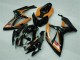 Moto Plástico Suzuki GSXR 600 / 750 K6 2006-2007 - Preto Laranja