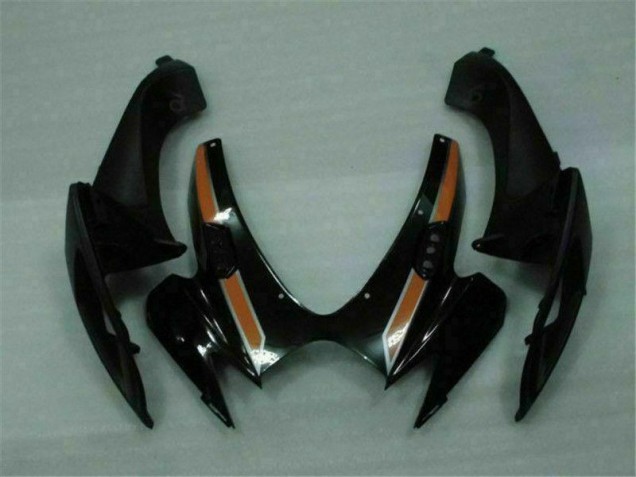 Moto Plástico Suzuki GSXR 600 / 750 K6 2006-2007 - Preto Laranja