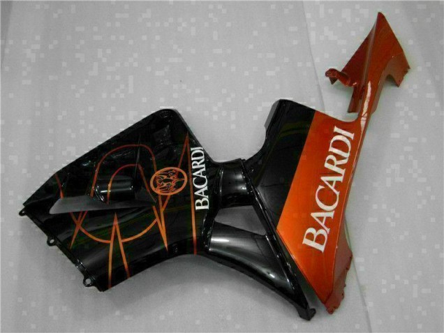 Carenagem Moto Honda CBR 600RR 2005-2006 - Preto Laranja BACARDI Carenagem Moto Honda CBR 600RR 2005-2006 - Preto Laranja BACARDI