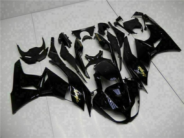Carenagem Moto Kawasaki ZX6R 2009-2012 - Preto Ouro Ninja Carenagem Moto Kawasaki ZX6R 2009-2012 - Preto Ouro Ninja