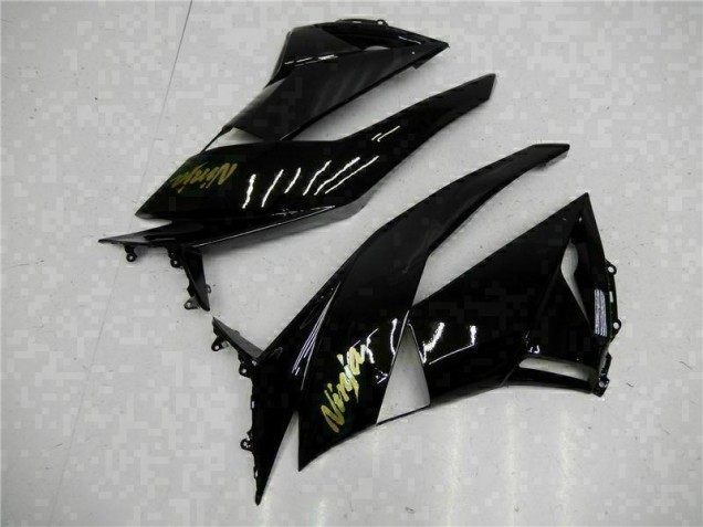 Carenagem Moto Kawasaki ZX6R 2009-2012 - Preto Ouro Ninja Carenagem Moto Kawasaki ZX6R 2009-2012 - Preto Ouro Ninja