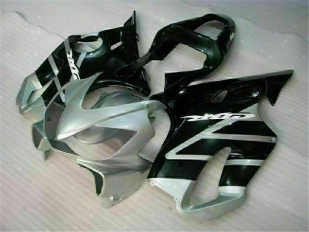 Kits Carenagem Moto Honda CBR 600 F4i 2001-2003 - Preto Prata Kits Carenagem Moto Honda CBR 600 F4i 2001-2003 - Preto Prata