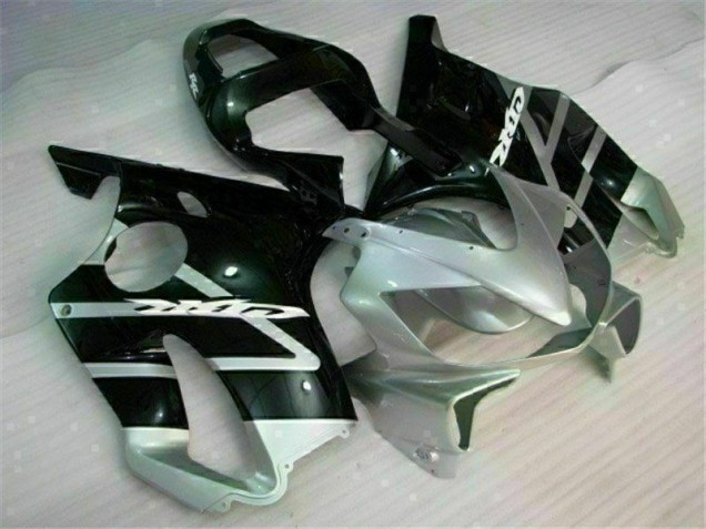 Kits Carenagem Moto Honda CBR 600 F4i 2001-2003 - Preto Prata Kits Carenagem Moto Honda CBR 600 F4i 2001-2003 - Preto Prata