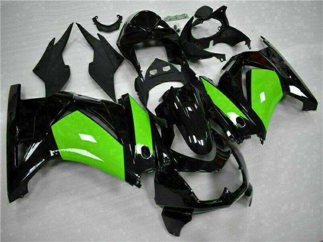Carroçaria Moto Kawasaki EX250 2008-2012 - Preto Verde Carroçaria Moto Kawasaki EX250 2008-2012 - Preto Verde