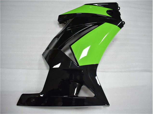 Kits Carenagem Moto Kawasaki EX250 2008-2012 - Preto Verde