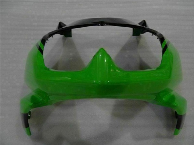 Moto Plástico Kawasaki EX250 2008-2012 - Preto Verde