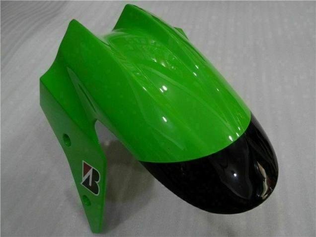 Moto Plástico Kawasaki EX250 2008-2012 - Preto Verde
