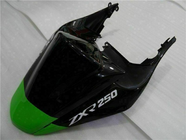 Moto Plástico Kawasaki EX250 2008-2012 - Preto Verde