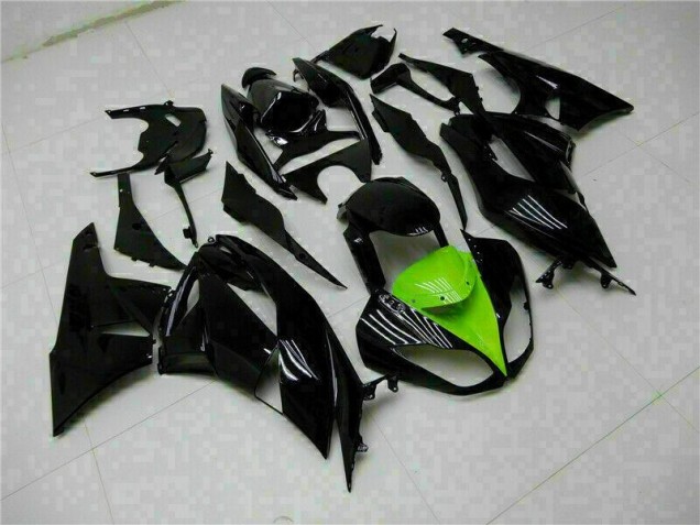Kits Carenagem Moto Kawasaki ZX6R 2009-2012 - Preto Verde Kits Carenagem Moto Kawasaki ZX6R 2009-2012 - Preto Verde