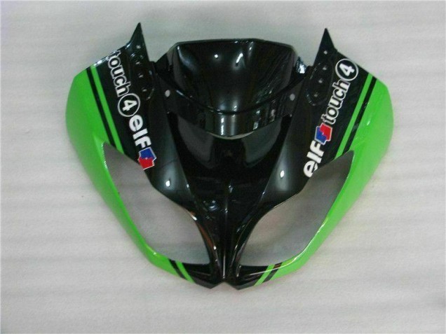 Kits Completo Carenagem Moto Kawasaki ZX6R 2009-2012 - Preto Verde