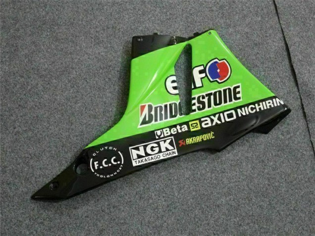 Carenagem Moto Kawasaki ZX6R 2009-2012 - Preto Verde 3M Touch4 Carenagem Moto Kawasaki ZX6R 2009-2012 - Preto Verde 3M Touch4
