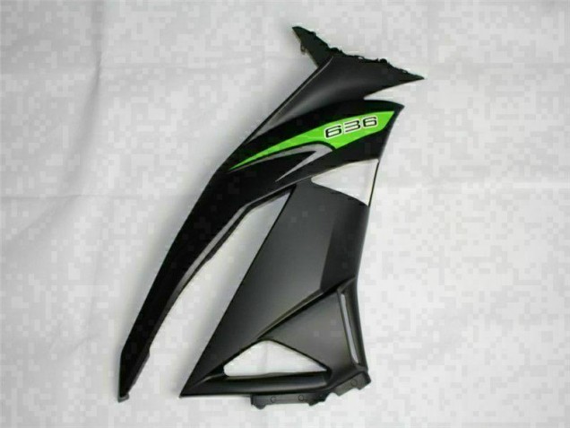 Carenagem Moto Kawasaki ZX6R 2009-2012 - Preto Verde 636 Carenagem Moto Kawasaki ZX6R 2009-2012 - Preto Verde 636