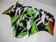 Carenagem Moto Kawasaki ZX6R 2009-2012 - Preto Verde Vermelho