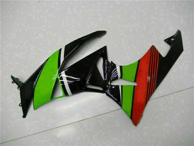 Carenagem Moto Kawasaki ZX6R 2009-2012 - Preto Verde Vermelho