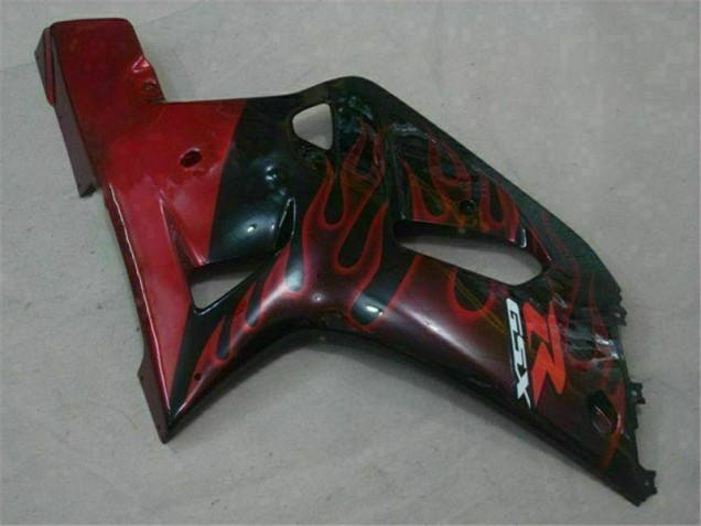 Carenagem Moto Suzuki GSXR 600 / 750 K1 K2 K3 2001-2003 - Preto Vermelho Carenagem Moto Suzuki GSXR 600 / 750 K1 K2 K3 2001-2003 - Preto Vermelho