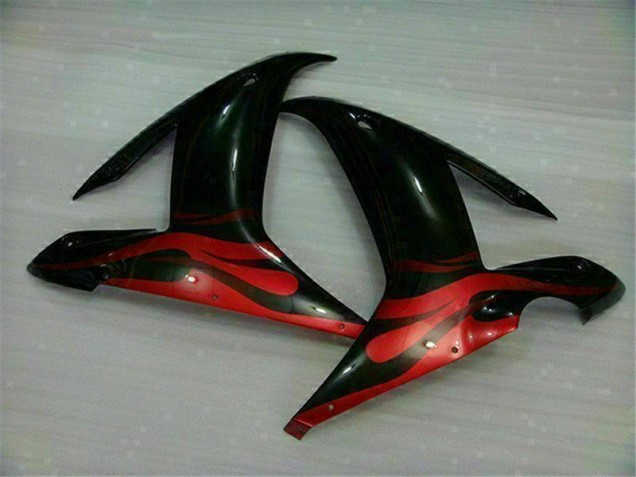 Kit Carenagem Moto Yamaha R1 2002-2003 - Preto Vermelho Kit Carenagem Moto Yamaha R1 2002-2003 - Preto Vermelho