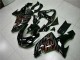 Kit Carenagem Moto Kawasaki ZX10R 2006-2007 - Preto Vermelho Chama Kit Carenagem Moto Kawasaki ZX10R 2006-2007 - Preto Vermelho Chama