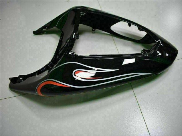 Kit Carenagem Moto Kawasaki ZX10R 2006-2007 - Preto Vermelho Chama Kit Carenagem Moto Kawasaki ZX10R 2006-2007 - Preto Vermelho Chama