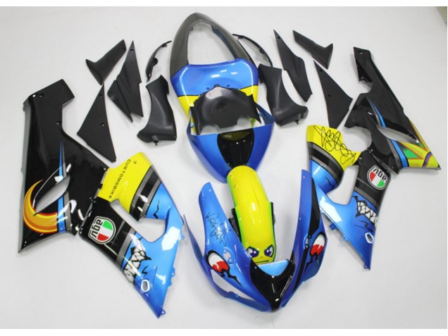 Carenagem Moto Kawasaki ZX6R 2005-2006 - Tubarão