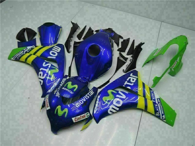 Carenagem Moto Honda CBR 1000RR 2008-2011 - Verde Azul Carenagem Moto Honda CBR 1000RR 2008-2011 - Verde Azul