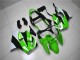 Carenagem Moto Kawasaki ZX6R 2000-2002 - Verde Branco Preto