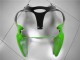 Carenagem Moto Kawasaki ZX6R 2000-2002 - Verde Branco Preto