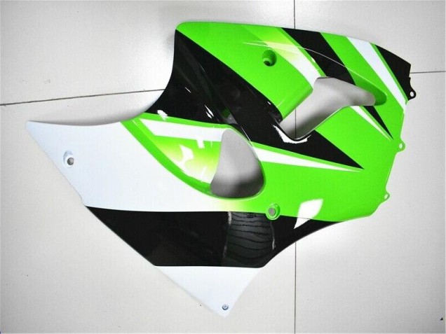 Carenagem Moto Kawasaki ZX6R 2000-2002 - Verde Branco Preto