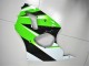 Carenagem Moto Kawasaki ZX6R 2000-2002 - Verde Branco Preto